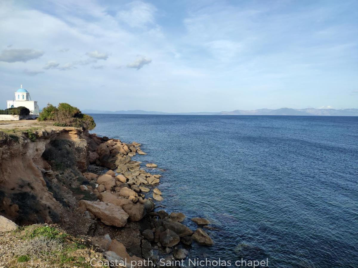 Вилла Alykes House Near The Sea Луца Экстерьер фото