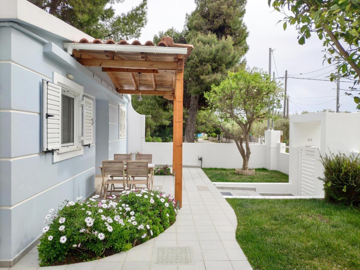 Вилла Alykes House Near The Sea Луца Экстерьер фото