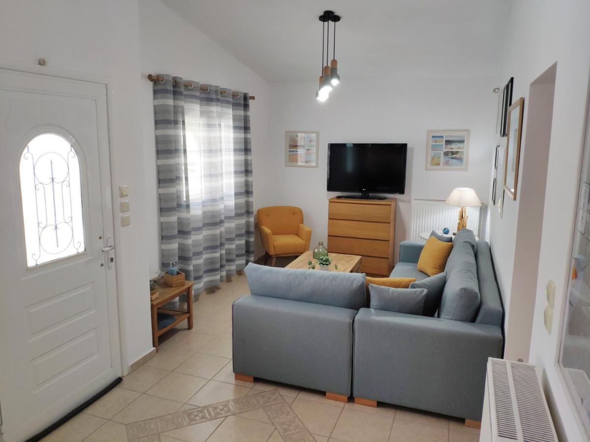 Вилла Alykes House Near The Sea Луца Экстерьер фото